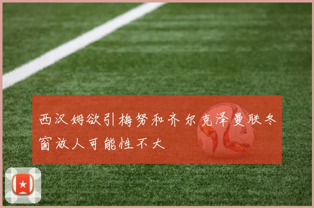 西汉姆欲引梅努和齐尔克泽曼联冬窗放人可能性不大